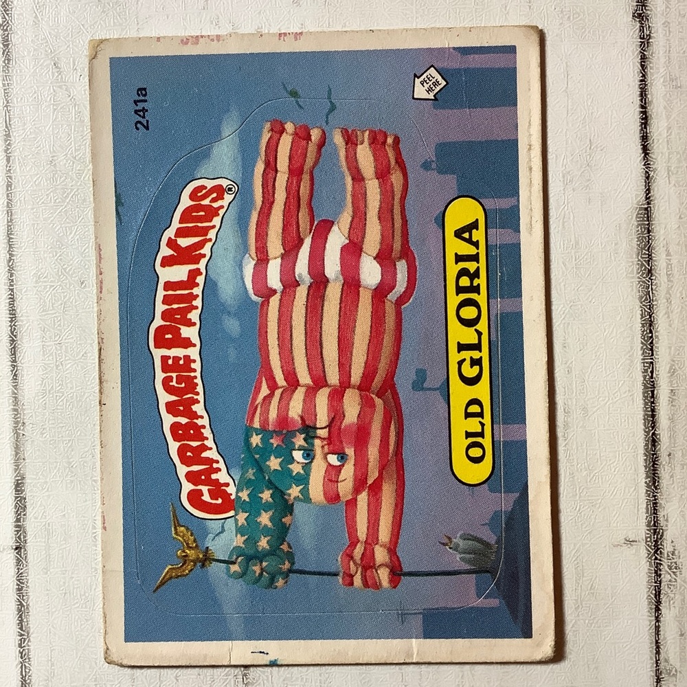 1986 Garbage Pail Kids Series # 6 - Old Gloria - 241a